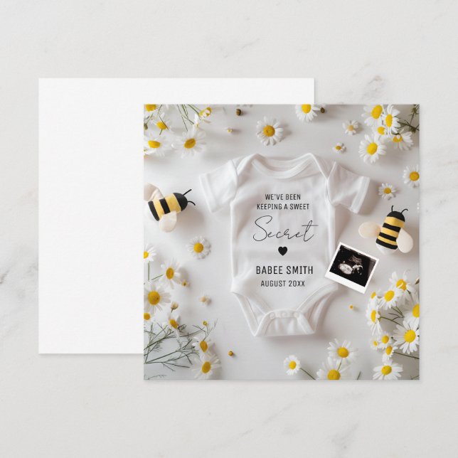 Ankündigung der Bienenschwangerschaft (Vorne/Hinten)