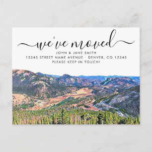 Ankündigung der Colorado-Bewegung Postkarte