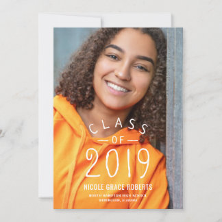 Ankündigung der Foto-Partei mit Handschrift