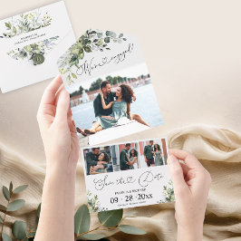 Ankündigung der grünen Verlobung und Save the Date