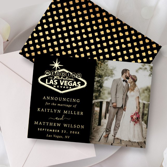 Ankündigung der Hochzeit in Urlaubsort Las Vegas (Von Creator hochgeladen)