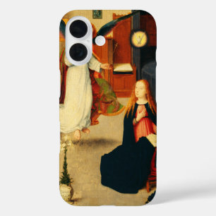 Ankündigung der Jungfrau Mary durch Gerard David iPhone 16 Hülle