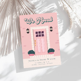 Ankündigung der Modern Simple Chic Pink Door Movin