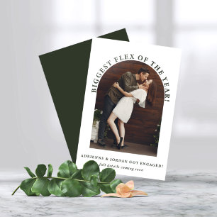 Ankündigung der modernen Arch Foto Verlobung