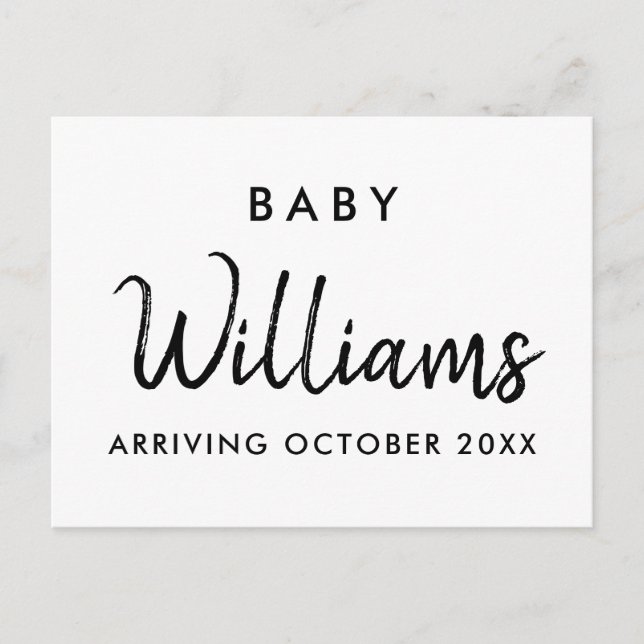 Ankündigung der modernen Schwangerschaft (Vorderseite)