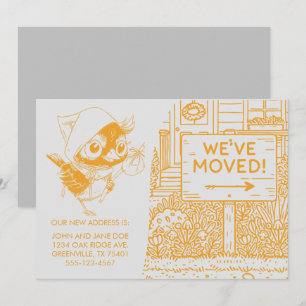 Ankündigung der neuen Zuhause-Adresse individuell 