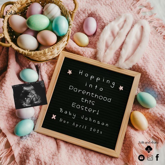Ankündigung der Osterschwangerschaft (Von Creator hochgeladen)