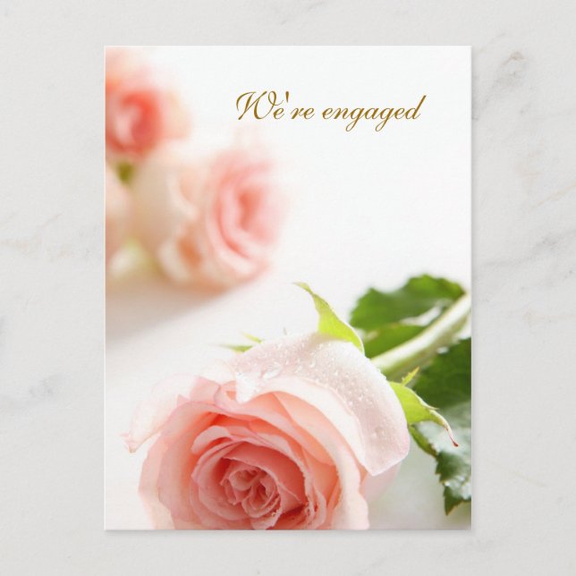 Ankündigung der Rosa-Verlobung (Vorderseite)