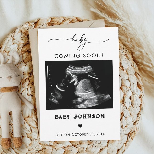 Ankündigung der Schwangerschaft des Babys bald auf (Von Creator hochgeladen)