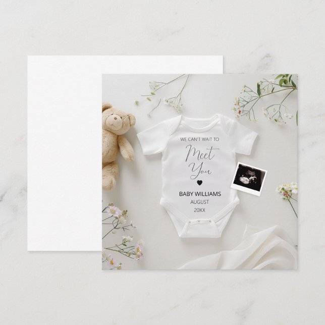 Ankündigung der Schwangerschaft in der modernen Wi (Vorne/Hinten)