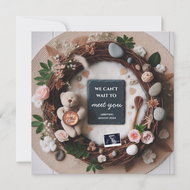 Ankündigung der Schwangerschaft mit Ultrasound (Vorderseite)