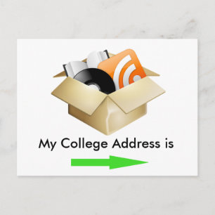 Ankündigung der Uni Postcard