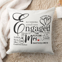 Ankündigung der verlobten Collage Wedding