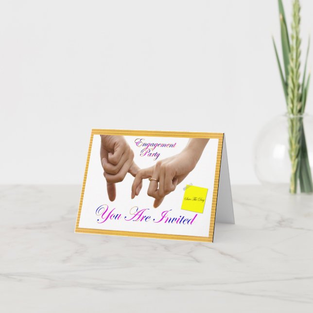 Ankündigung der Verlobung (Vorderseite)