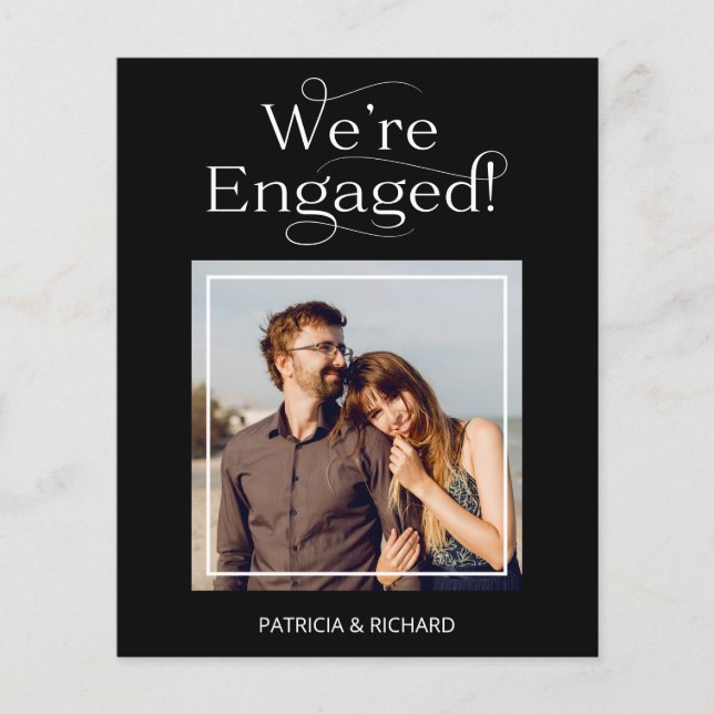 Ankündigung der Verlobung des Haushalts Save the D (Vorderseite)