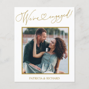 Ankündigung der Verlobung des Haushalts Save the D