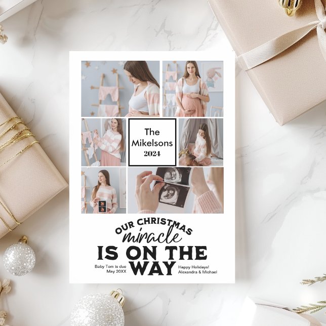 Ankündigung der Weihnachtsschwangerschaft für mehr (Von Creator hochgeladen)