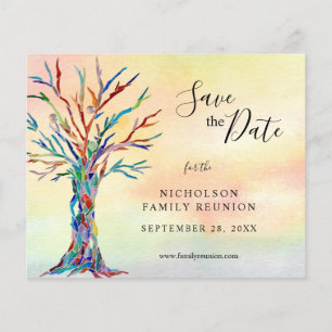 Ankündigung der Wiedersehen Save the Date-Familie