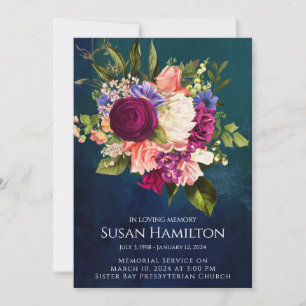 Ankündigung der zweifarbigen Beerdigungsfeier der