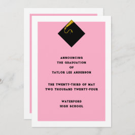 Ankündigung des Abschlusses