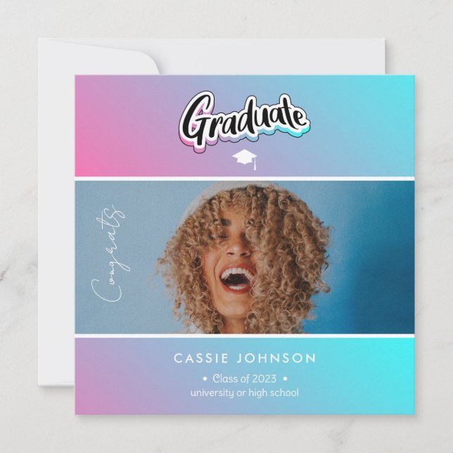 Ankündigung des Abschlusses (Vorderseite)