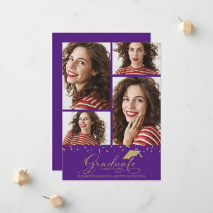 Ankündigung des Abschlusses an der High School 4 F