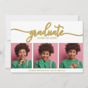 Ankündigung des Abschlusses an die High School 3 F