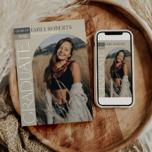 Ankündigung des Abschlusses "Arted Foto" Einladung