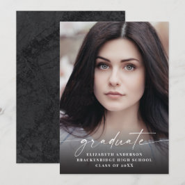 Ankündigung des Abschlusses des modernen White Scr