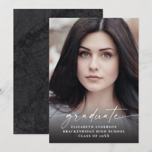 Ankündigung des Abschlusses des modernen White Scr