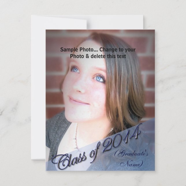 Ankündigung des Abschlusses, Einladung (Vorderseite)