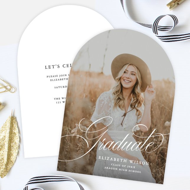 Ankündigung des Abschlusses für das elegante Scrip (Von Creator hochgeladen)