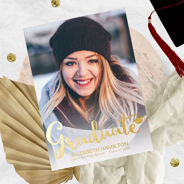 Ankündigung des Abschlusses mit einfachem Chic Scr (Von Creator hochgeladen)