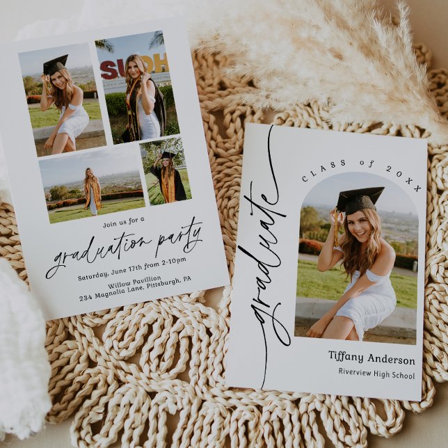 Ankündigung des Abschlusses mit Foto (Von Creator hochgeladen)