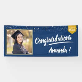 Ankündigung des Abschlusses personalisiertes Foto Banner