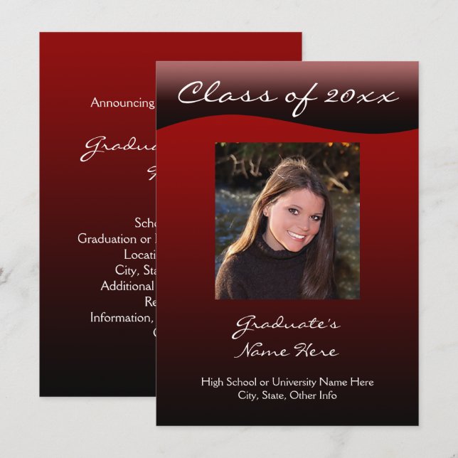 Ankündigung des Abschlusses Red and Black Wave (Vorne/Hinten)