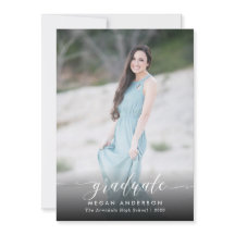 Ankündigung des Abschlusses von elegantem Skript-F