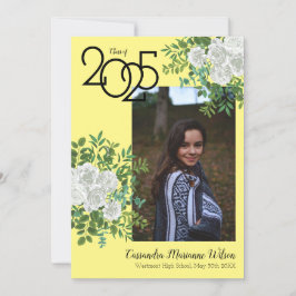 Ankündigung des Abschlusses "White Rose Yellow Fot