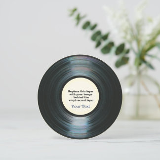 Ankündigung des Black Vinyl Record-Effekts