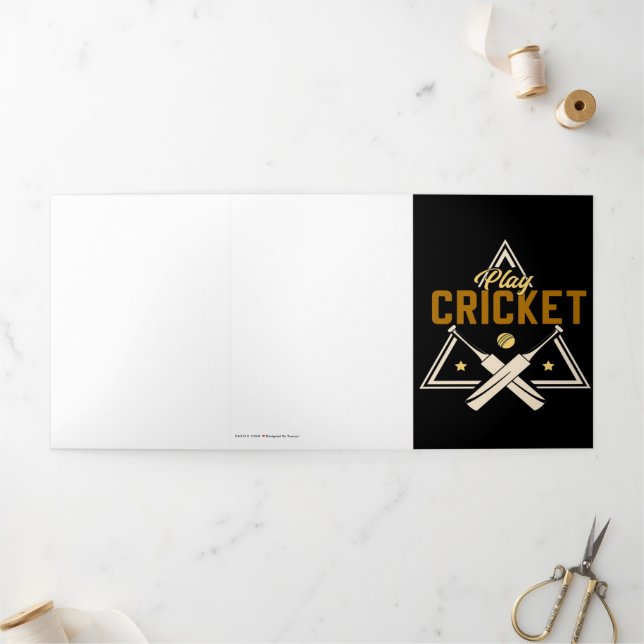 Ankündigung des Cricket Trifold Letter Folds (Außenbereich)