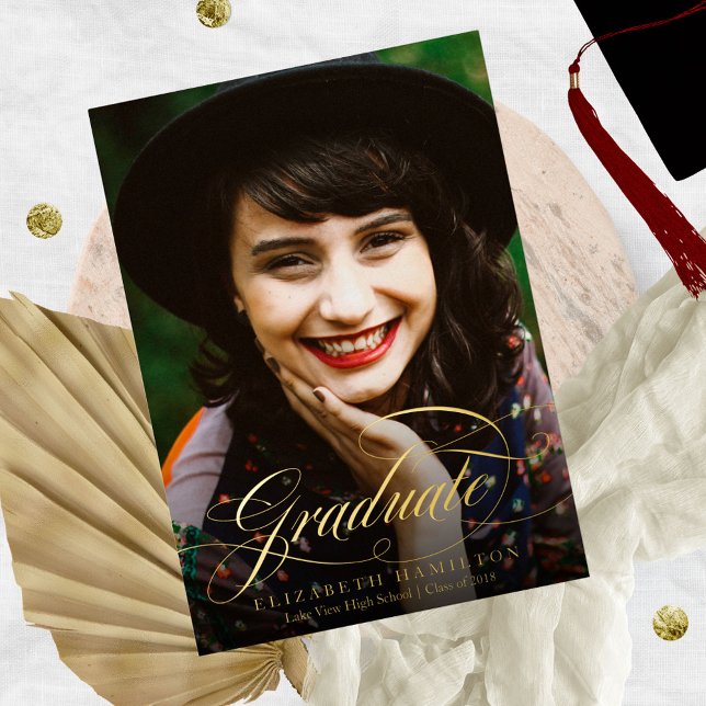 Ankündigung des eleganten Calligrafy-Abschlusses (Von Creator hochgeladen)