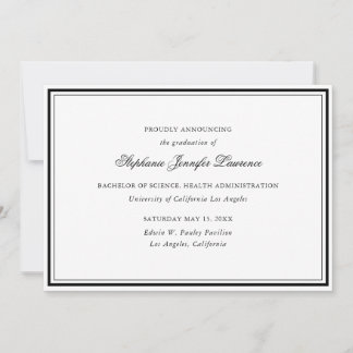 Ankündigung des förmlichen Abschlusses