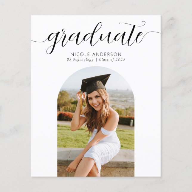 Ankündigung des Fotos für das Graduate-Skript (Vorderseite)