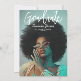 Ankündigung des Fotos für moderne Script-Abschluss