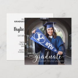 Ankündigung des Fotos für moderne Script-Abschluss