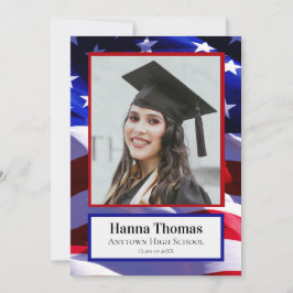 Ankündigung des Fotos "USA Flag Military Abschluss