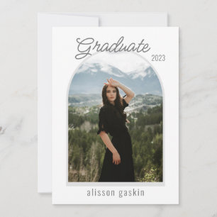 Ankündigung des Grades des Modern Arch Foto