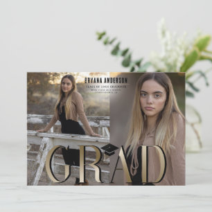 Ankündigung des Graduate Fotos von Gold Grad Absch
