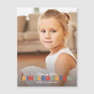 Ankündigung des Kindergarten Abschluss Magnet