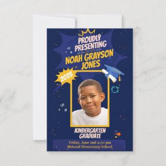 Ankündigung des Kindergarten Graduate Custom Foto